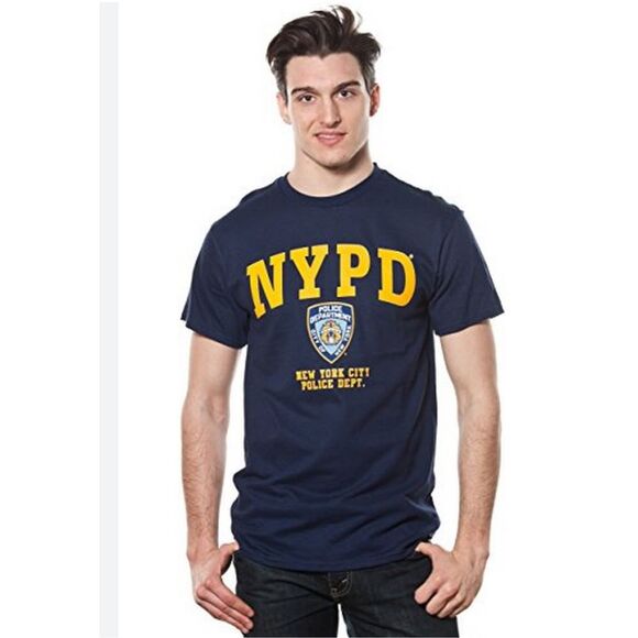 Brand: NYPD NYPD Unisex Adult Printed Tee, X-Large, Navy NWT‎ - Picture 1 of 6